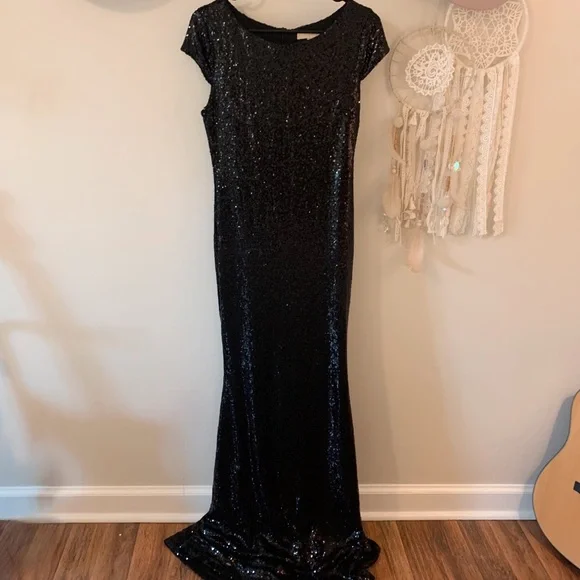 princess polly baby blue dress Windsor Lila Formal Open-Back Sequin Mermaid Dress at Hamilton Place in  Chattanooga, TN